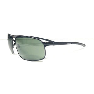 Timberland TB7115 02N 62-15-130 Matte Black Green Lens Aviator Unisex Sunglasses